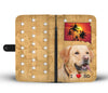 Cute Labrador Retriever Print Wallet CaseSD State