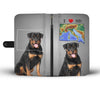 Rottweiler Dog Print Wallet CaseSD States