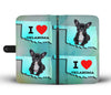 Cute French Bulldog Print Wallet CaseOK State