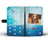 Basset Hound Print Wallet CaseWY State