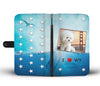 Lovely Bichon Frise Print Wallet CaseWY State