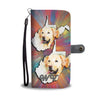 Labrador Dog Art Print Wallet CaseWV State