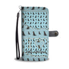 Labrador Pattern Print Wallet CaseOK State