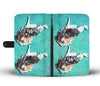 Australian Shepherd Dog Print Wallet CaseWV State