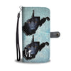 Black German Shepherd Print Wallet CaseWV State