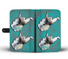 Siberian Husky Dog Art Print Wallet CaseWV State