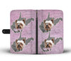 Cute Yorkie Art Print Wallet CaseWV State