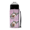 Cute Yorkie Art Print Wallet CaseWV State