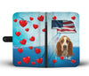 Basset Hound Print Wallet CaseNE State