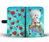 Bichon Frise Print Wallet CaseNE State