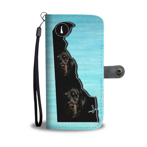 Amazing Rottweiler Dog Print Wallet CaseDE State