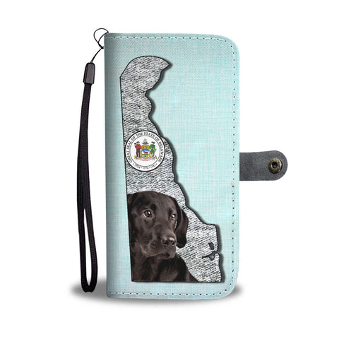 Black Labrador Print Limited Edition Wallet CaseDE State