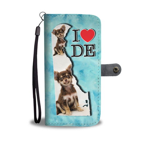 Lovely Chihuahua Dog Print Wallet CaseDE State