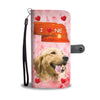 Golden Retriever On Pink Print Wallet CaseNE State