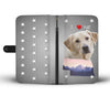 Labrador Retriever Print Wallet CaseNE State