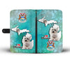 Cute West Highland White Terrier Print Wallet CaseMI State