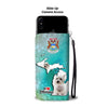 Cute West Highland White Terrier Print Wallet CaseMI State