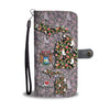 Amazing Beagle Floral Print Wallet CaseMI State