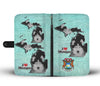 Siberian Husky Art Print Wallet CaseMI State