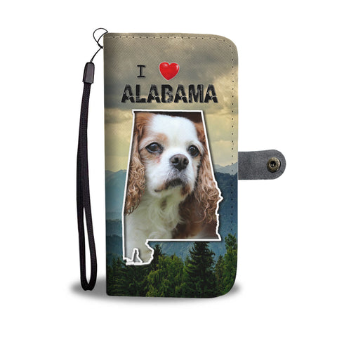 Cavalier King Charles Spaniel Print Wallet CaseAL State