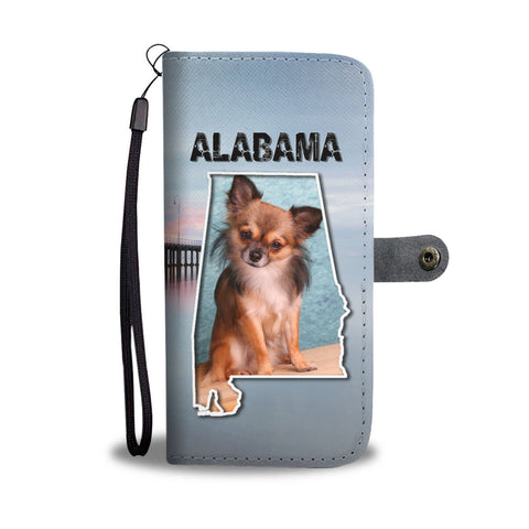 Chihuahua Print Wallet CaseAL State