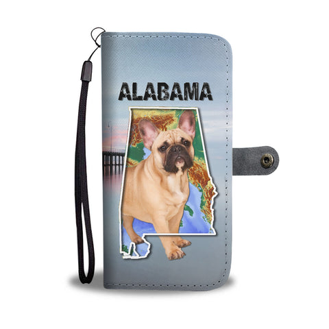 Cute French Bulldog Print Wallet CaseAL State