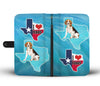 Beagle Dog Print Wallet CaseTx State