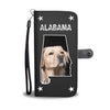 Labrador Retriever On Black Print Wallet CaseAL State