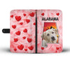 Labrador Retriever On Pink Print Wallet CaseAL State