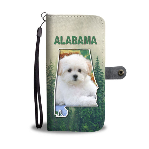 Lovely Maltese Dog Print Wallet CaseAL State