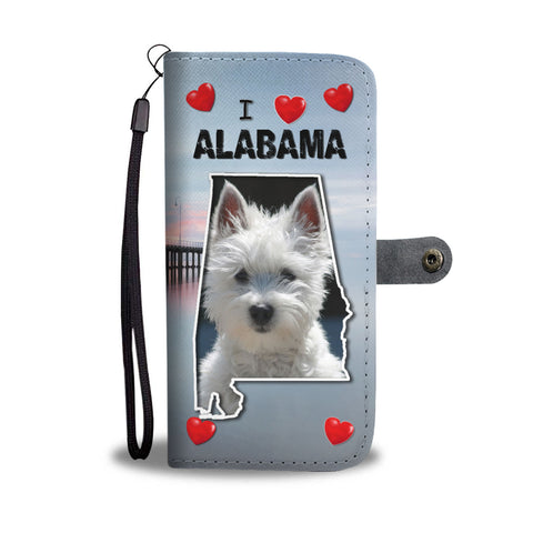 West Highland White Terrier Print Wallet CaseAL State