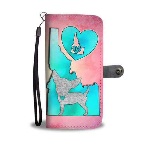 Chihuahua Dog Art Print Wallet CaseID State