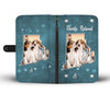 Cute Beagle Dog Print Wallet CaseRI State