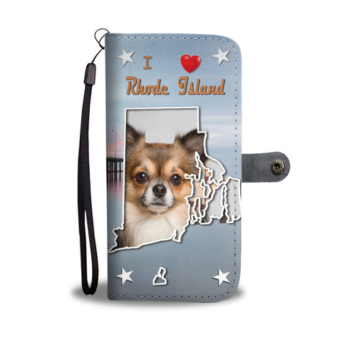 Cute Chihuahua Print Wallet CaseRI State