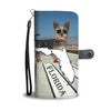 Cute Yorkie Print Wallet CaseFL State