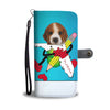 Beagle Puppy Print Wallet CaseFL State