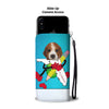 Beagle Puppy Print Wallet CaseFL State