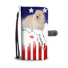 Chow Chow Dog Print Wallet CaseFL State