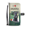 Cute French Bulldog Print Wallet CaseAZ State