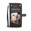 Cute Labrador Retriever Print Wallet CaseAZ State