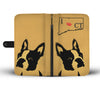 Amazing Boston Terrier Art Print Wallet CaseCT State