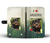 Cute Rottweiler Print Wallet CaseAZ State