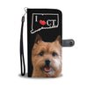 Norwich Terrier Print Wallet CaseCT State