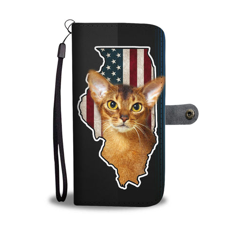 Abyssinian cat Print Wallet CaseIL State