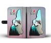 Siberian Husky Print Wallet CaseNH State