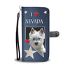 Cute West Highland White Terrier Print Wallet CaseNV State