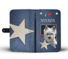 Cute West Highland White Terrier Print Wallet CaseNV State