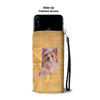 Lovely Yorkshire Terrier Print Wallet CaseIN State