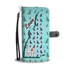 Labrador Pattern Print Wallet CaseNH State