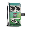 Pug Dog Art Print Wallet CaseKS State